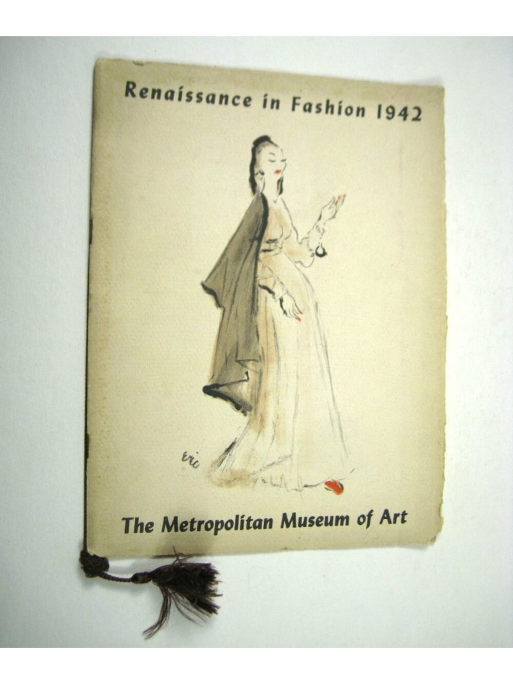 Renaissance In Fashion 1942 Program Metropolitan Museum Of Art Vintage